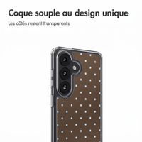 imoshion Coque Design Samsung Galaxy S27 / S26 - Polka Dot Bruin