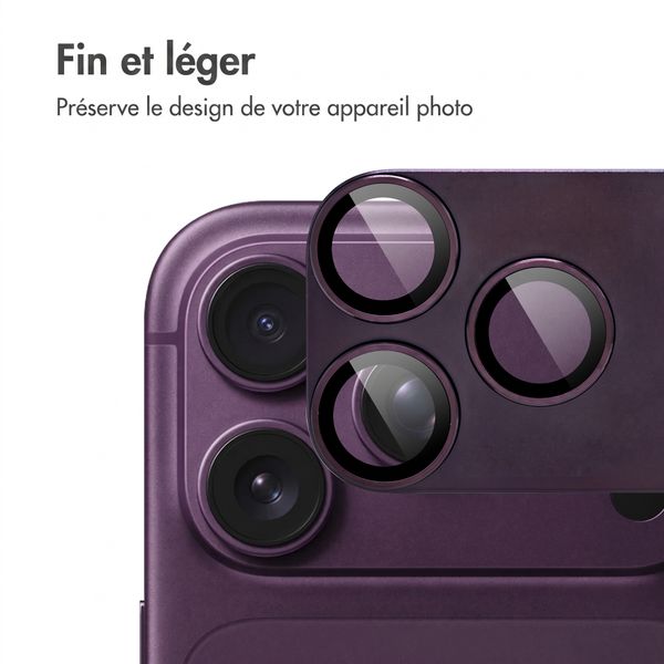 imoshion Protection Caméra en verre trempé 2 Pack pour l'Apple iPhone 18 Pro - Plum