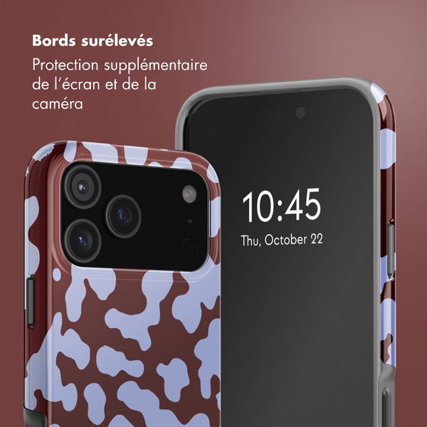 Selencia Coque arrière Vivid avec MagSafe Apple iPhone 18 Pro / 17 Pro - Moo'd Lavender Glow