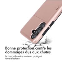 imoshion Coque arrière avec porte-cartes Samsung Galaxy S25 FE - Rose Doré
