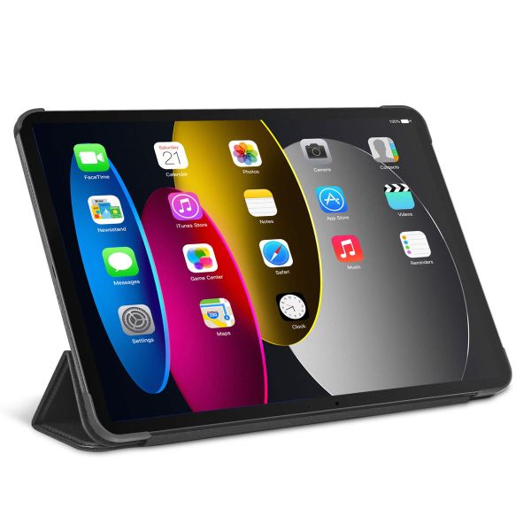 Decoded Textured Sillicon Slim Cover Apple iPad 11 (2025) 11 pouces A16 / iPad 10 (2022) 10.9 pouces - Charcoal
