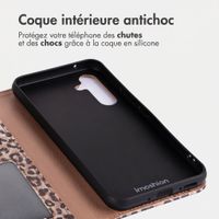 imoshion Étui de télephone portefeuille Design Samsung Galaxy A54 (5G) - Leopard Mood