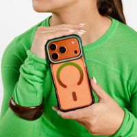 Selencia Coque arrière MagSafe Gradient Apple iPhone 16 - Vert / Brun