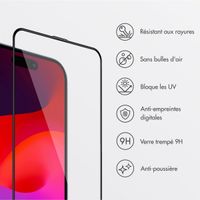 Accezz Protecteur d'écran en verre trempé + Applicateur Apple iPhone 17 Pro