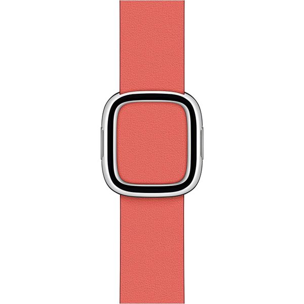 Apple Bracelet Leather Band Modern Buckle Apple Watch | 38/40/41/42 mm - Taille L - Pink Citrus