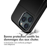 imoshion Coque arrière avec porte-cartes Apple iPhone 13 Pro - Noir