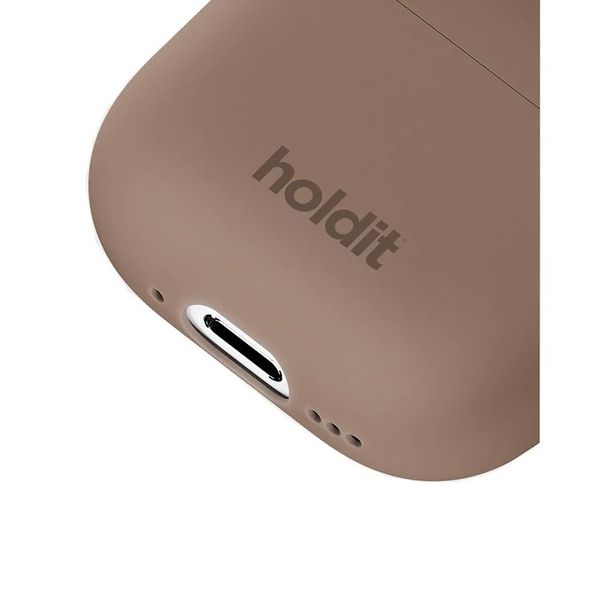 Holdit Coque Silicone Apple AirPods 4 - Mocha Brown