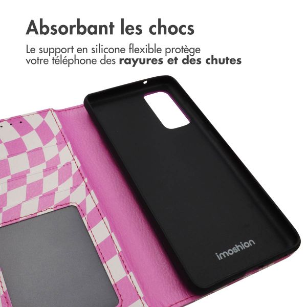 imoshion Étui de télephone portefeuille Design Samsung Galaxy S20 FE - Retro Pink
