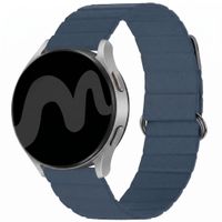 imoshion Bracelet en cuir magnétique  - Connexion universelle 20 mm - Bleu