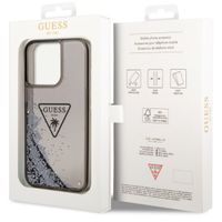 Guess Coque Liquid Glitter Apple iPhone 14 Pro Max - Noir