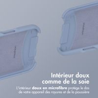 imoshion Coque arrière Color avec cordon amovible et MagSafe Apple iPhone 17 Pro Max - Ash Blue