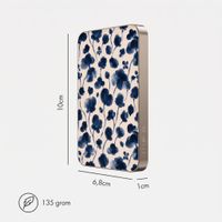 Selencia Powerbank Vivid 5 000 mAh - MagSafe et Qi - Desert Gold / Midnight Blossom