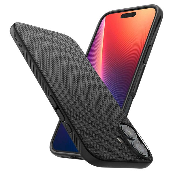 Spigen Coque Liquid Air™ Apple iPhone 16 Plus - Matte Black