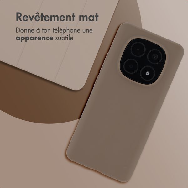 imoshion Coque Couleur Xiaomi Redmi Note 15 (5G) - Marron