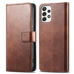 imoshion Étui de télephone portefeuille de luxe Samsung Galaxy A53 - Marron foncé