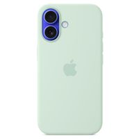 Apple Coque en silicone MagSafe Apple iPhone 16 - Aquamarine