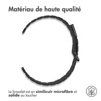 imoshion Bracelet en cuir magnétique Samsung Galaxy Watch 7 40/44 mm - Noir