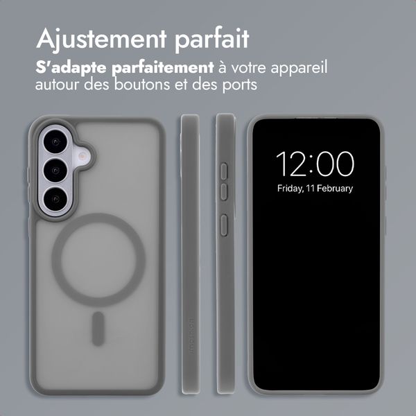 imoshion Coque Color Guard avec MagSafe Samsung Galaxy S26 FE / S25 FE - Gris