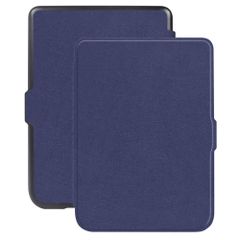 imoshion Étui de liseuse portefeuille Slim Hard Amazon Kindle Paperwhite (2024) / Paperwhite Signature Edition (2024) / Colorsoft (2024) / Colorsoft Signature Edition (2024) - Bleu foncé
