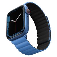 Uniq Bracelet Revix réversible Apple Watch | 44/45/46/49 mm - Caspian (Blue/Black)