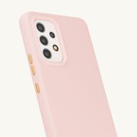 Selencia Coque arrière Rivièra avec MagSafe avec crochets amovibles Samsung Galaxy A53 - Sorbet Pink