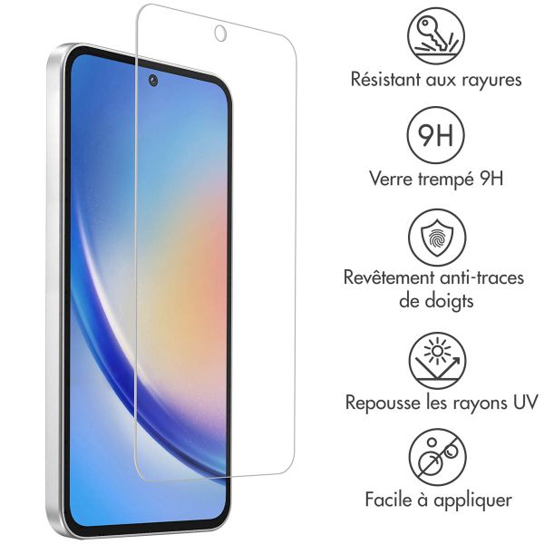 Accezz Protection d'écran en verre trempé Samsung Galaxy A55 (5G) / A35