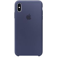 Apple Coque en silicone Apple iPhone Xs Max - Midnight Blue