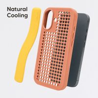 Callbuddy Coque avec strap Apple iPhone 17 - Coral Pop