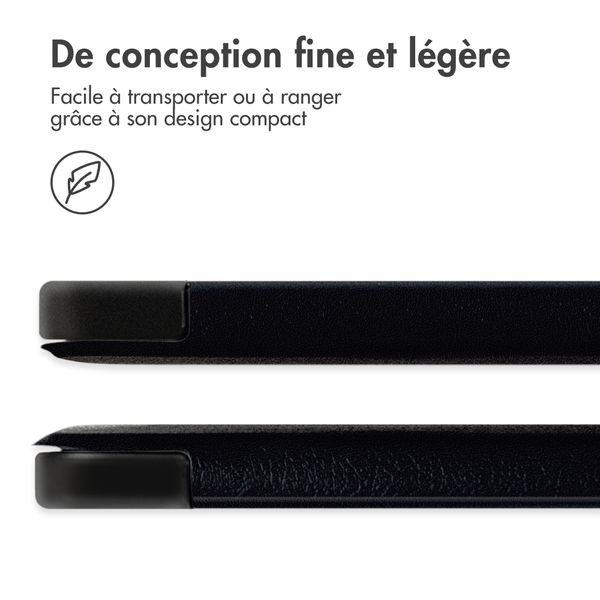 imoshion Coque tablette Design Trifold Samsung Galaxy Tab A11 / A9 8.7 pouces - Don't touch