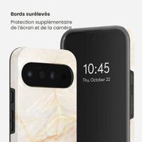 Selencia Coque arrière Vivid avec MagSafe Google Pixel 11 - Golden Beige Marble