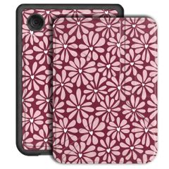 imoshion Étui de liseuse portefeuille design Pliable Kobo Clara Colour / BW - Bloom Love Blush