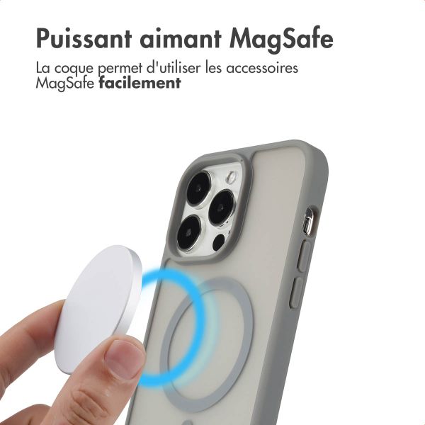 imoshion Coque Color Guard avec MagSafe Apple iPhone 14 Pro Max - Gris