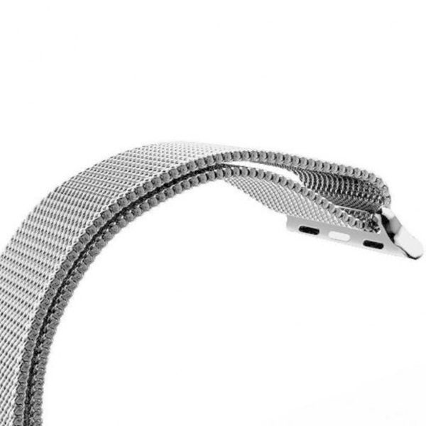 WiWu Bracelet milanais Apple Watch | 44/45/46/49 mm - Argent