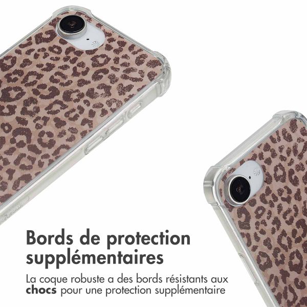 imoshion Coque Design avec cordon Apple iPhone 17e / 16e - Leopard Mood