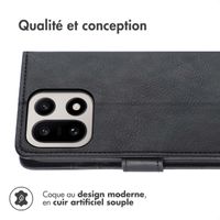 imoshion Étui de télephone portefeuille de luxe OnePlus 15 - Noir