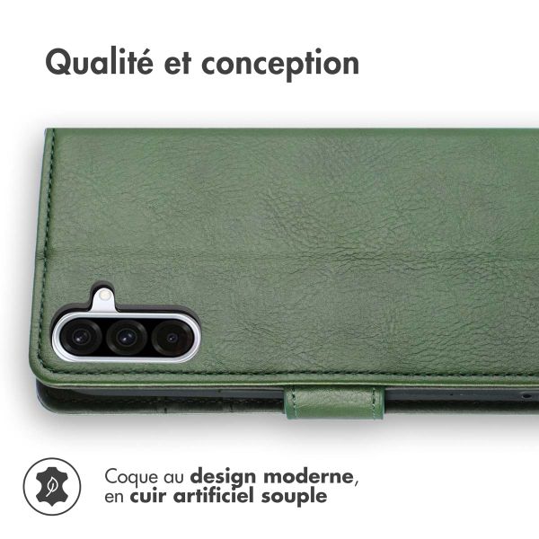 imoshion Étui de télephone portefeuille de luxe Samsung Galaxy A36 - Vert