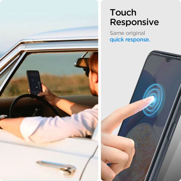 Spigen Protection d'écran en verre trempé GLAStR Slim 2-pack Samsung Galaxy A14 (5G/4G)
