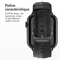 imoshion Bracelet Classic en cuir Apple Watch | 44/45/46/49 mm - Noir