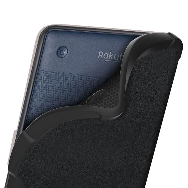 imoshion Étui de liseuse portefeuille Slim Soft Kobo Clara 2E / Tolino Shine 4 - Noir