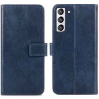 imoshion Étui de télephone portefeuille de luxe Samsung Galaxy S21 FE - Bleu foncé