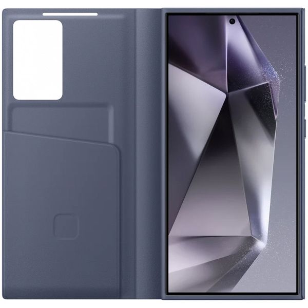 Samsung Original Coque S View Samsung Galaxy S24 Ultra - Violet