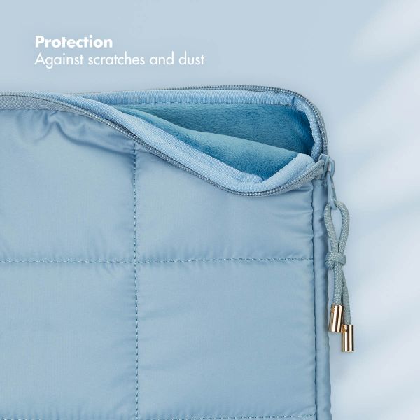 Selencia Pochette ordinateur Puffy 13-14 pouces - Slate Blue
