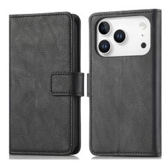 imoshion Étui de télephone portefeuille de luxe Apple iPhone 18 Pro / 17 Pro - Noir
