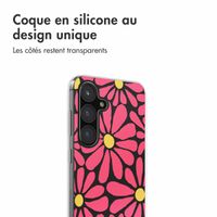 imoshion Coque Design Samsung Galaxy S24 FE - Dusty Rose Flowers Connect