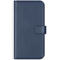 Selencia Étui portefeuille en cuir véritable Samsung Galaxy S21 - Bleu