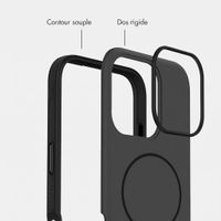 imoshion Coque arrière Color avec Thin MagSafe Ring Apple iPhone 16 Pro - Noir