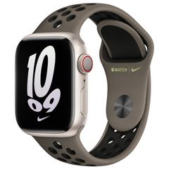Apple Bracelet Nike Sport Apple Watch | 38/40/41/42 mm - Taille S/M/L - Olive Grey / Black