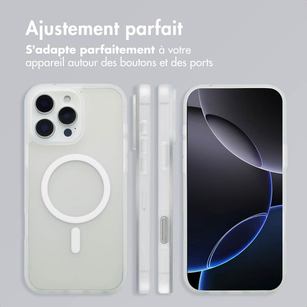 imoshion Coque Color Guard avec MagSafe Apple iPhone 16 Pro Max - Blanc