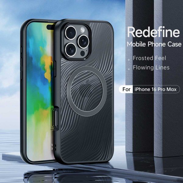 Dux Ducis Coque arrière Aimo avec MagSafe Apple iPhone 16 Pro Max - Transparent