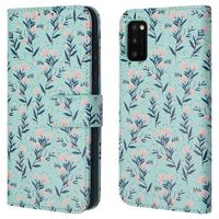 imoshion Étui de télephone portefeuille Design Samsung Galaxy A41 - Blue Flowers